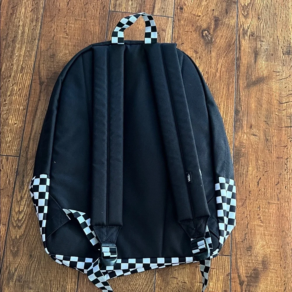 Vans Classic Checkered Black Backpack
